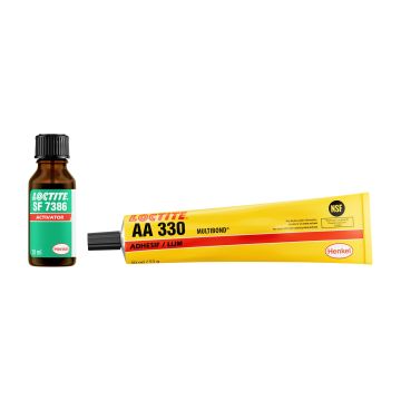 LOCTITE AA 330 / LOCTITE SF 7386 KOMPLEKT, 50 g/18 ml