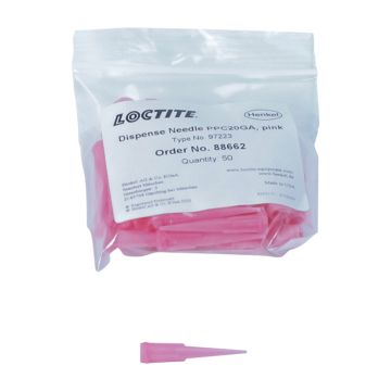LOCTITE koonilised doseerimisotsikud, 20/roosa, 50 tk/pakk