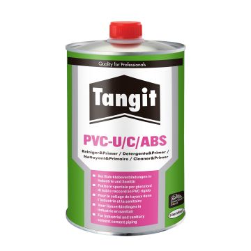 TANGIT puhastus- ja kruntaine – toruliimid, läbipaistev pudel, 1 l